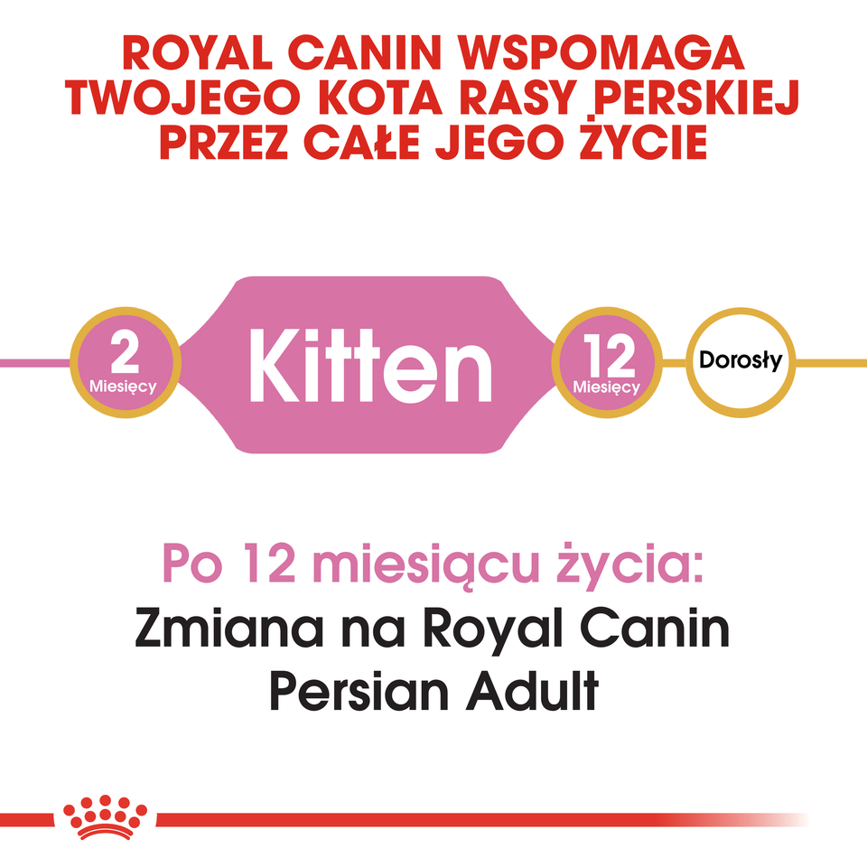 ROYAL CANIN Kitten persian 2 kg sauso maisto katėms iki 12 mėnesių persų veislės