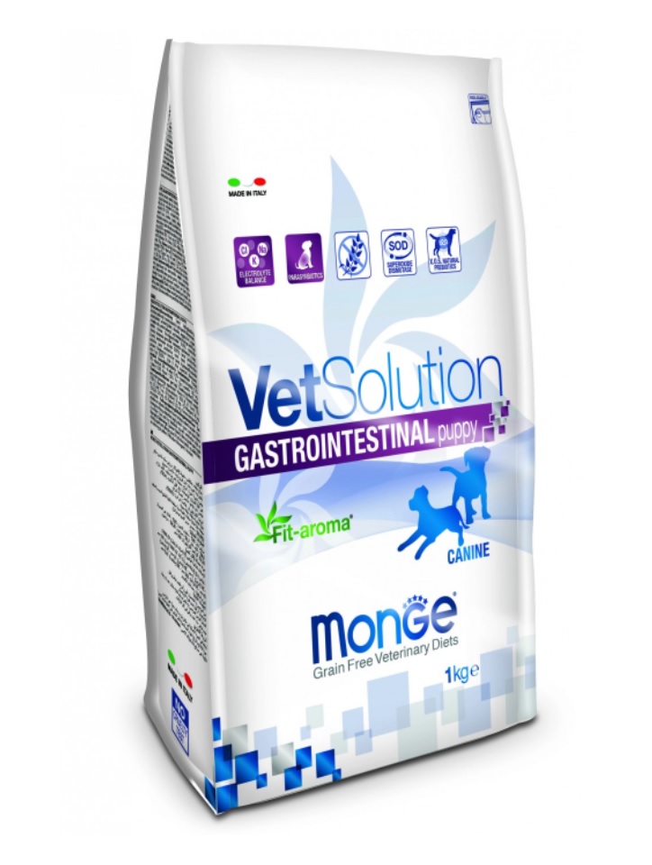 MONGE Vet Solution Dog Gastrointestinal Puppy 1,5 kg parduotuvėje Fera ...
