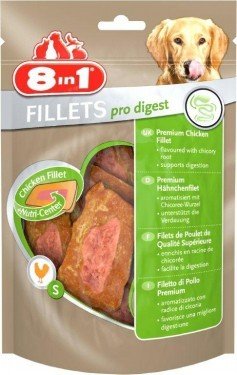 8IN1 Fillets Pro Digest S skanėstai su vištiena 80 g