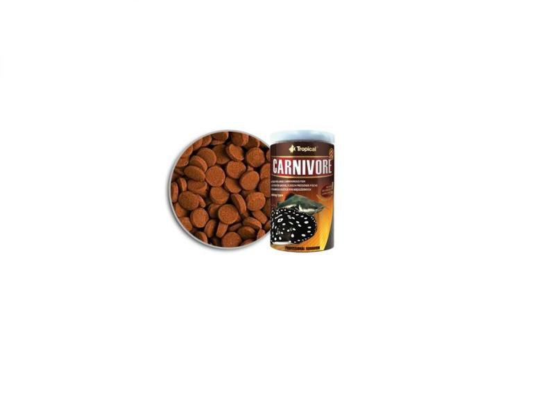 Tropical Carnivore Fischfutter – Für Große Raubfische Wie Rochen & Welse | 5 Liter, Sinkend, Proteinreich, Mit Beta-Glucan