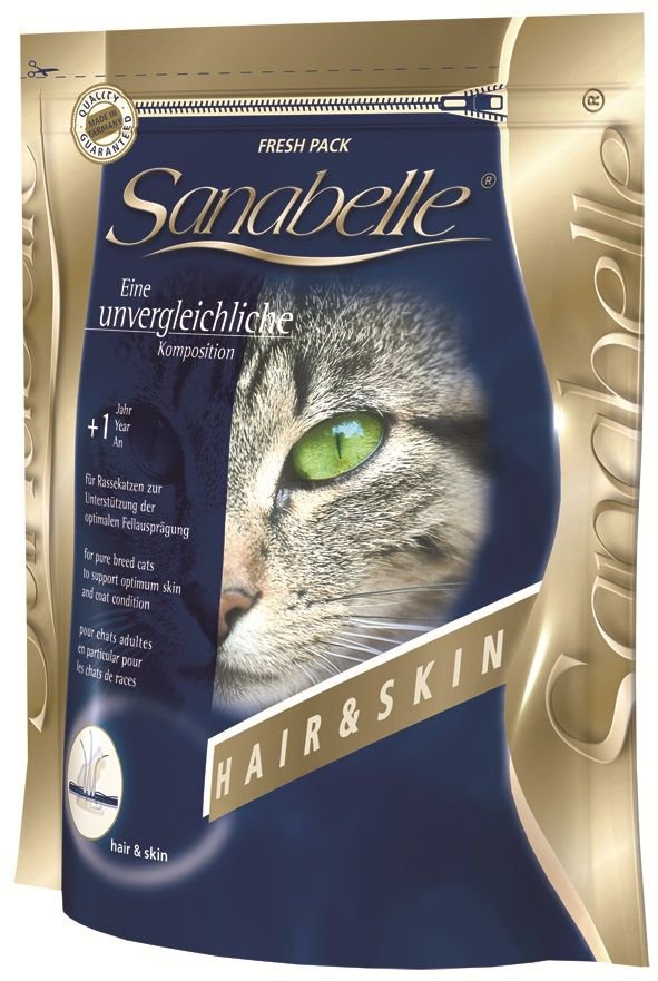 Sanabelle Sensitive met gevogelte | Droogvoer voor gevoelige katten | 6 x 400 g