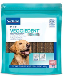VIRBAC Veggiedent Fresh L (>30 kg) šunų kramtukai 15 vnt