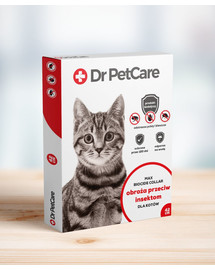 Dr PetCare MAX Biocide Collar Antkaklis nuo blusų ir vabždžių katėms 42 cm 5 vnt