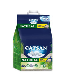 CATSAN Natural 20l sušokantis kačių kraikas