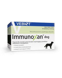VEBIOT Immunoxan dog 60 tab. imunostimuliuojantis papildas šunims
