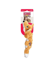 KONG Knots Scrunch Fox šuns žaislinė lapė S / M