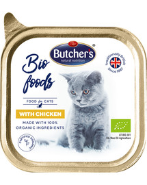 BUTCHER'S BIO foods vištienos paštetas katei 19 x 85 g