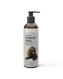 COMFY Natural Dark 250 ml šampūnas, pabrėžiantis tamsią kailio spalvą