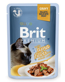 BRIT Premium Fillets in Gravy tunu 24 x 85g
