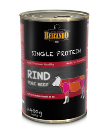 BELCANDO Single Protein jautiena 6 x 400 g monoproteininis šunų maistas