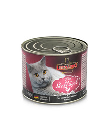 LEONARDO Quality Selection Drób dla kota 6 x 200 g