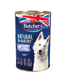 BUTCHER'S Natural & Healthy su ėriena ir ryžiais 1200g