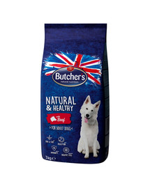 BUTCHER'S Natural&Healthy su jautiena 3 kg