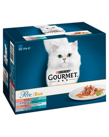 GOURMET Perle Žuvų duetas 12x85g drėgnas maistas katėms