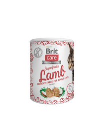 BRIT Care Cat Snack Superfruits lamb suaugusioms katėms 100 g