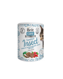 BRIT Care Cat Snack Superfruits insects skanėstas katei 100 g