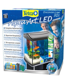 TETRA AquaArt LED Aquarium Goldfish 30 l akvariumo rinkinys auksinei žuvelei