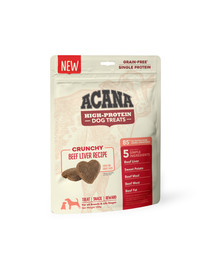ACANA High protein crunchy treats 100 g traškūs kepenėlių skanėstai šunims