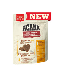 ACANA High protein crunchy treats 100 g vištienos kepenėlių skanėstai šunims