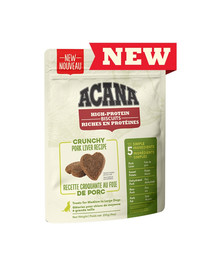 ACANA High protein crunchy treats 100 g traškūs kiaulienos kepenėlių skanėstai šunims