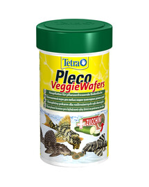 TETRA Pleco Veggie Wafers 3,6 l augalinės kilmės maistas dugninėmis žuvimis mintančioms žuvims