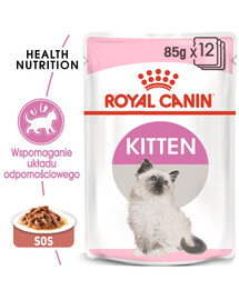 ROYAL CANIN Kitten Instinctive 4x85 g šlapias maistas padaže kačiukams iki 12 mėn
