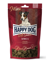 HAPPY DOG Soft Snack Mini Africa 100 g strutis