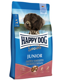 HAPPY DOG Sensible Junior Lachs 10 kg jauniems šunims, lašišoms ir bulvėms
