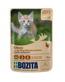 BOZITA Kitten Chicken vištiena padaže kačiukams 85 g