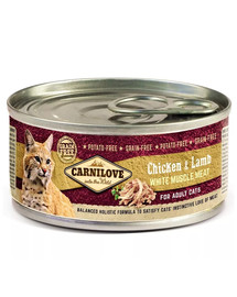 CARNILOVE Cat drėgnas kačių maistas 24 x 100 g skardinės