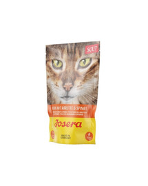 JOSERA Vištienos sriuba su morkomis ir špinatais 70 g