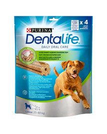 PURINA Dentalife Large 142g (4vnt.) dantų  skanėstai suaugusiems didelių veislių šunims