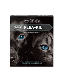 PESS Flea-Kil Insekticidinė antkaklė vidutiniams šunims ir katėms 60 cm