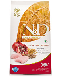 FARMINA N&D low grain chicken & pomegrante adult cat 1.5 kg