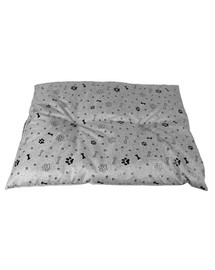 PET IDEA  Šuns guolis-pagalvėle L 80 x 60 cm pilka