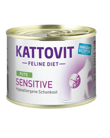 KATTOVIT Feline Diet Sensitive Kalakutiena 185 g