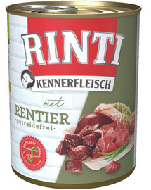 RINTI Kennerfleisch Reindeer Renifer 400 g