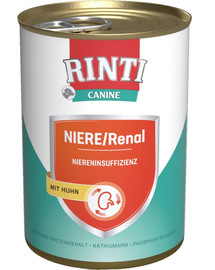 RINTI Canine Niere/Renal Chicken vištiena 800 g