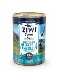 ZIWIPEAK Dog Mackerel&Lamb Skumbrė ir ėriena 390 g