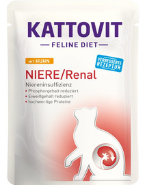 KATTOVIT Feline Diet Niere/Renal vištiena 85 g