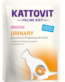 KATTOVIT Feline Diet Urinary su lašiša 85 g