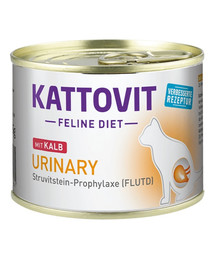 KATTOVIT Feline Diet Urinary su veršiena 185 g