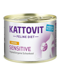 KATTOVIT Feline Diet Sensitive Vištiena 185 g