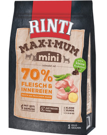 RINTI MAX-I-MUM Mini Adult Chicken su vištiena mažoms veislėms 1 kg