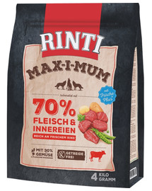 RINTI MAX-I-MUM Beef su jautiena 4 kg