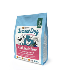 GREEN PETFOOD InsectDog Mini Grainfree 900g sausas šunų maistas