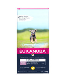 EUKANUBA Puppy Grain Free S/M Mažos ir vidutinės veislės 12 kg