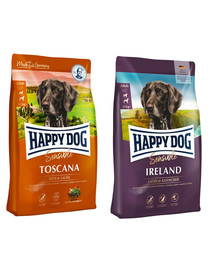 HAPPY DOG Supreme toscana 12.5 kg + Irland 12.5 kg
