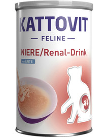 KATTOVIT Cat Diet Drinks Niere/Renal Drink su antiena 135 ml