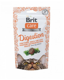 BRIT Care Cat Snack Digestion kačių virškinimo sistemai gydyti 50 g